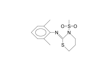 N-(3-Mesyl-tetrahydro-1,3-thiazin-2-ylidene)-2,6-xylidine