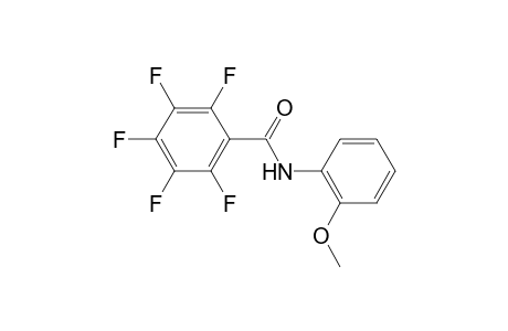 2,3,4,5,6-pentafluoro-N-(2-methoxyphenyl)benzamide