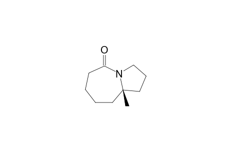 10-Oxo-5-methyl-1-azabicyclo[5.3.0(1,5]decane