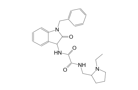 ethanediamide, N~1~-[2,3-dihydro-2-oxo-1-(phenylmethyl)-1H-indol-3-yl]-N~2~-[(1-ethyl-2-pyrrolidinyl)methyl]-