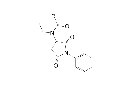 Carbamic chloride, (2,5-dioxo-1-phenyl-3-pyrrolidinyl)ethyl-