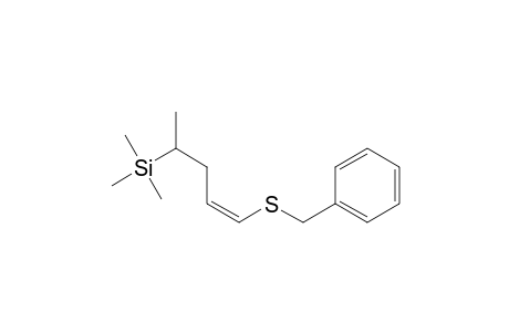 (Z)-1-Benzylthio-4-trimethylsilyl-1-pentene