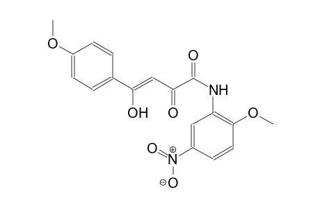 (3Z)-4-hydroxy-N-(2-methoxy-5-nitrophenyl)-4-(4-methoxyphenyl)-2-oxo-3-butenamide