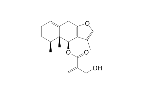 6beta-{2-[(hydroxymethyl)prop-2-enoyl]oxy}furanoeremophil-1(10)-ene