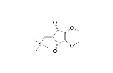 4-Cyclopentene-1,3-dione, 4,5-dimethoxy-2-[(trimethylsilyl)methylene]-