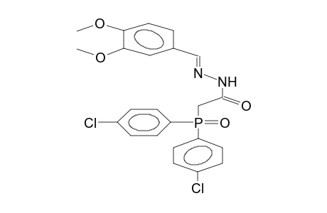 3,4-DIMETHOXYBENZAL, DI(4-CHLOROPHENYL)PHOSPHORYLACETYLHYDRAZONE(ISOMER MIXTURE)