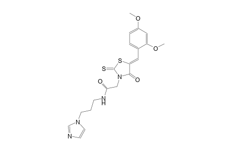 3-thiazolidineacetamide, 5-[(2,4-dimethoxyphenyl)methylene]-N-[3-(1H-imidazol-1-yl)propyl]-4-oxo-2-thioxo-, (5Z)-