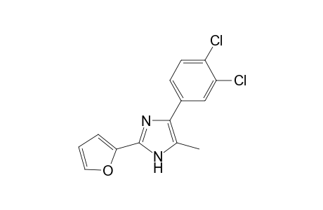 4-(3,4-dichlorophenyl)-2-(2-furyl)-5-methylimidazole