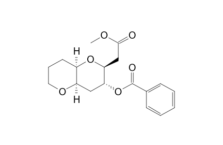 (2S,3R,4aR,8aR)-2-[(Methoxycarbonyl)methyl]octahydropyrano[3,2-b]pyran-3-yl Benzoate