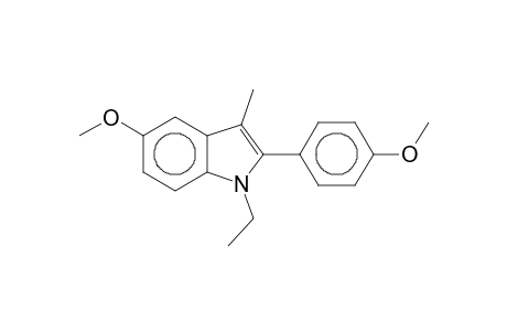 1-Ethyl-5-methoxy-2-(4-methoxyphenyl)-3-methyl-1H-indole