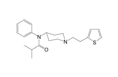 N-Phenyl-N-(1-[2-(thiophen-2-yl)ethyl]piperidin-4-yl)isobutanamide