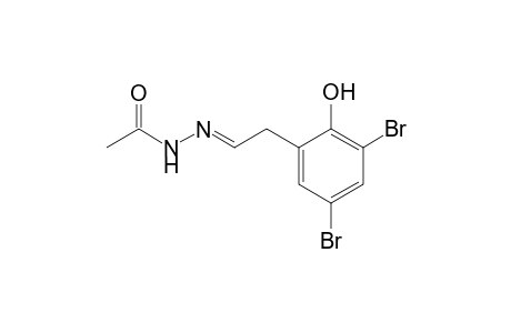 2-Hydroxy-3,5-dibromoacetophenone Acetylhydrazone