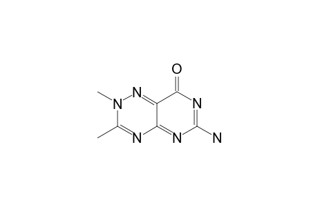 6-AMINO-2,3-DIMETHYLPYRIMIDO-[4,5-E]-[1,2,4]-TRIAZIN-8-ONE
