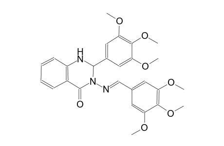 2-(3,4,5-trimethoxyphenyl)-3-{[(E)-(3,4,5-trimethoxyphenyl)methylidene]amino}-2,3-dihydro-4(1H)-quinazolinone