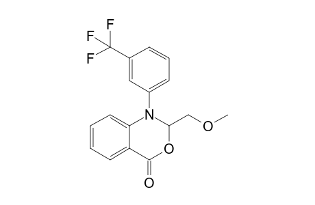 1-[3'-(Trifluoromethyl)phenyl]-1,2-dihydro-2-(methoxymethyl)-3,1-benzoxazin-4-one