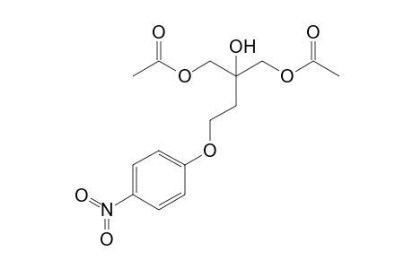 2-(Acetoxymethyl)-2-hydroxy-4-[(p-nitrophenyl)oxy]-butyl acetate