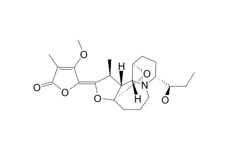 OXYSTEMOKERRIN;4-METHOXY-3-METHYL-5-[(2Z,11AS)-3AT,11T-EPOXY-8T-[(1R)-1-HYDROXYPROPYL]-1C-METHYL-(11AR,11BC)-DODECAHYDRO-FURO-[3,2-C]-PYRIDO-[1,2-A