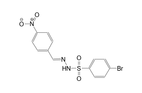 4-bromo-N'-[(E)-(4-nitrophenyl)methylidene]benzenesulfonohydrazide