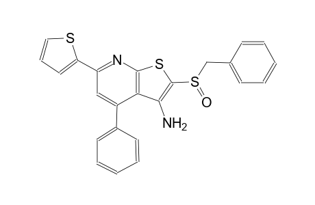thieno[2,3-b]pyridin-3-amine, 4-phenyl-2-[(phenylmethyl)sulfinyl]-6-(2-thienyl)-