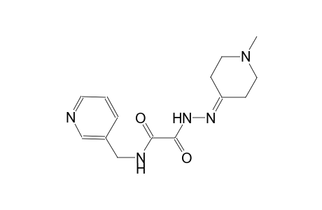 2-[2-(1-methyl-4-piperidinylidene)hydrazino]-2-oxo-N-(3-pyridinylmethyl)acetamide