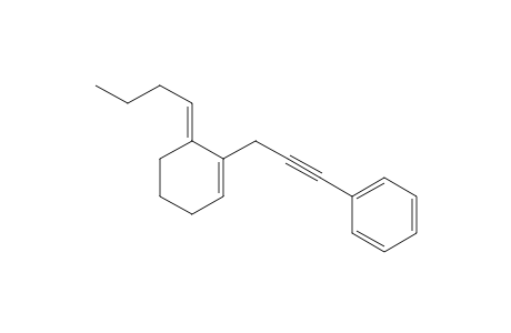 (E)-(3-[6-Butylidenecyclohex-1-en-1-yl]prop-1-yn-1-yl)benzene