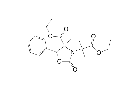 4-Ethoxycarbonyl-3-(1-ethoxycarbonyl-1-i-propyl)methyl-5-phenyl-1,3-oxazolidin-2-one