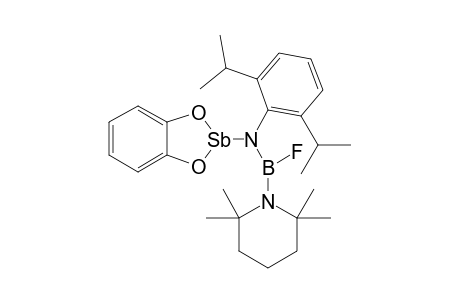 (1,3,2-BENZODIOXASTIBOL-2-YL)-(2,6-DIISOPROPYLPHENYL)-[FLUORO-(2,2,6,6-TETRAMETHYLPIPERIDINO)-BORYL]-AMINE