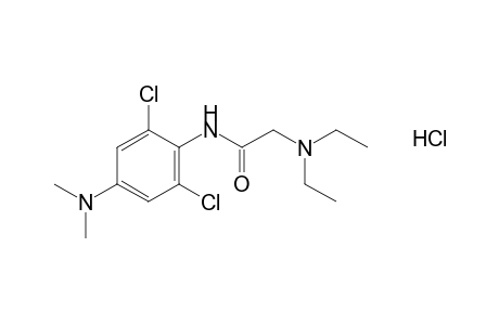 2',6'-dichloro-2-(diethylamino)-4'-(dimethylamino)acetanilide, monohydrochloride