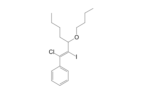 (E)-1-(1-BUTYL-3-CHLORO-2-IODO-3-PHENYLPROP-2-ENYLOXY)-BUTANE