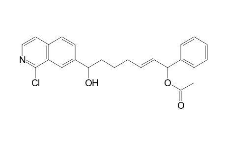 (E)-7-(1-Chloroisoquinolin-7-yl)-7-hydroxy-1-phenylhept-2-en-1-yl Acetate