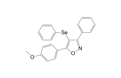 5-(4-Methoxyphenyl)-3-phenyl-4-(phenylselenyl)isoxazole