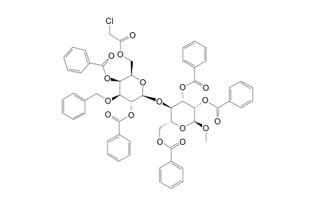 METHYL-2,4-DI-O-BENZOYL-3-O-BENZYL-6-O-CHLOROACETYL-BETA-D-GALACTOPYRANOSYL-(1->4)-2,3,6-TRI-O-BENZOYL-ALPHA-D-MANNOPYRANOSIDE