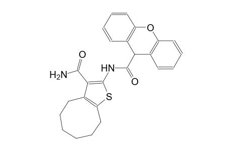 N-[3-(aminocarbonyl)-4,5,6,7,8,9-hexahydrocycloocta[b]thien-2-yl]-9H-xanthene-9-carboxamide