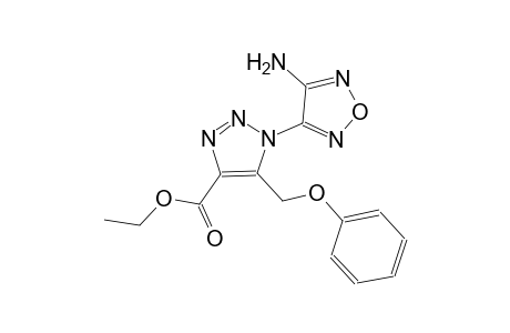 1-(4-Amino-furazan-3-yl)-5-phenoxymethyl-1H-[1,2,3]triazole-4-carboxylic acid ethyl ester
