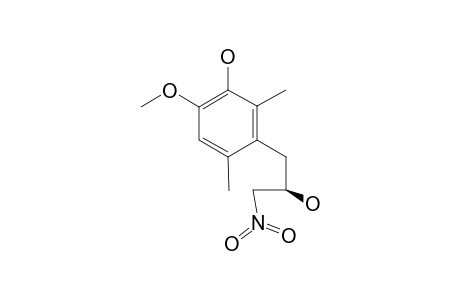1-(3-HYDROXY-4-METHOXY-2,6-DIMETHYLPHENYL)-3-NITRO-2-PROPANOL