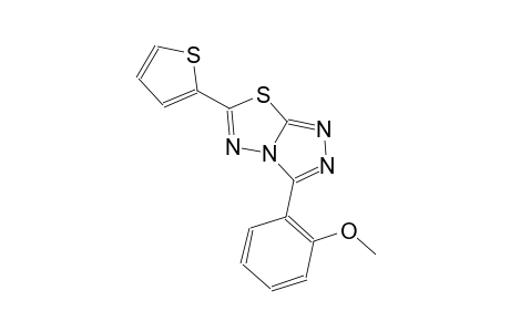 3-(2-methoxyphenyl)-6-(2-thienyl)[1,2,4]triazolo[3,4-b][1,3,4]thiadiazole