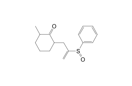 2-Methyl-6-[2-(phenylsulfinyl)-2-propenyl]cyclohexanone