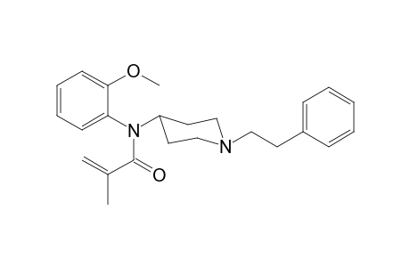 N-(2-Methoxyphenyl)-2-methyl-N-[1-(2-phenylethyl)piperidin-4-yl]prop-2-enamide