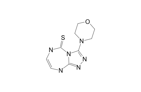 5,6-DIHYDRO-3-MORPHOLINO-1,2,4-TRIAZOLO-[3,4-B]-1,3,5-TRIAZEPIN-5(9H)-THIONE