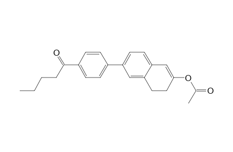1-Pentanone, 1-[4-[6-(acetyloxy)-7,8-dihydro-2-naphthalenyl]phenyl]-