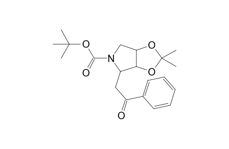 (2R,3R,4S)-t-Butyl 2-Benzoylmethyl-3,4-isopropylidenedioxypyrrolidine-1-carboxylate