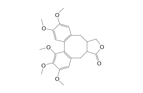 Dibenzo[4,5:6,7]cycloocta[1,2-c]furan-1(3H)-one, 3a,4,13,13a-tetrahydro-6,7,9,10,11-pentamethoxy-, stereoisomer