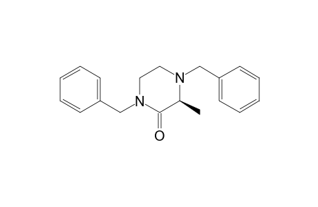 1,4-Dibenzyl-(S)-3-methyl-2-piperazinone