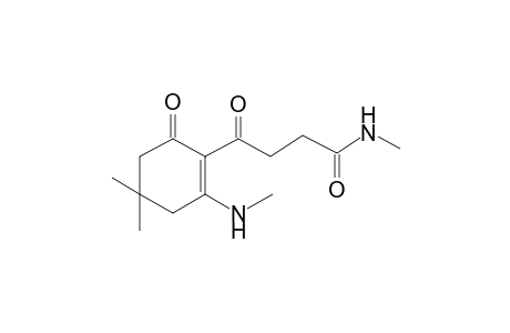 4-keto-4-[6-keto-4,4-dimethyl-2-(methylamino)cyclohexen-1-yl]-N-methyl-butyramide
