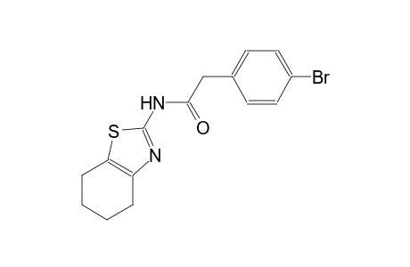 2-(4-bromophenyl)-N-(4,5,6,7-tetrahydro-1,3-benzothiazol-2-yl)acetamide