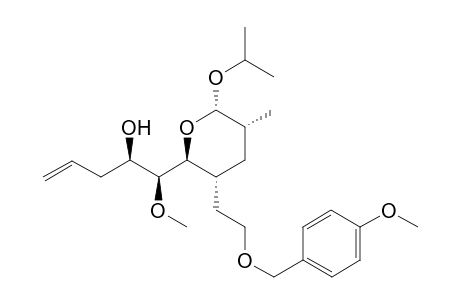 5(S)-{2(S)-Isopropyloxy-5(R)-[2-(4-methoxybenzyloxy)ethyl-3(R)-methyl-6(S)-tetrahydropyranyl}-4(R)-hydroxy-5-methoxypentene