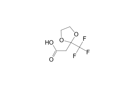 [2-(Trifluoromethyl)-1,3-dioxolan-2-yl]acetic acid