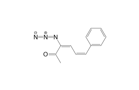 3,5-Hexadien-2-one, 3-azido-6-phenyl-