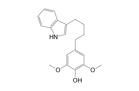 2,7-Dimethoxy-4-[4-(inol-3-yl)butyl]phenol