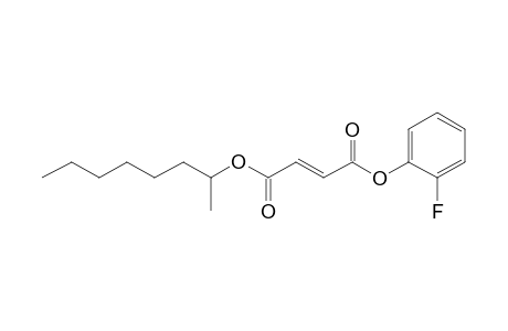 Fumaric acid, 2-octyl 2-fluorophenyl ester